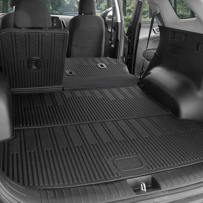 Floor Mats for Kia K5 2021-2026/Hyundai Sonata Gas 2020-2026, All Weather Floor Mats Trunk Cargo Liner Accessories, Full Coverage Set (Fit FWD Models)