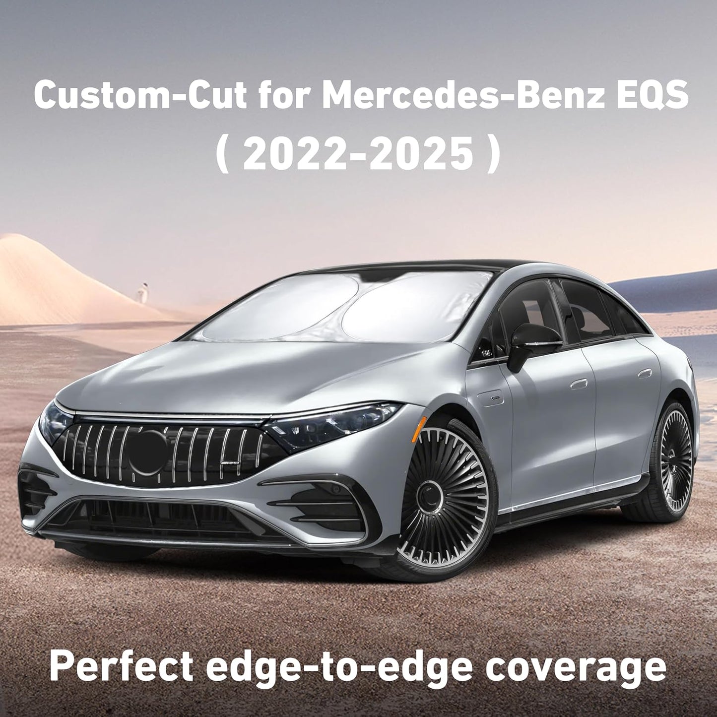EcoNour Car Windshield Sun Shade | 2025 Upgraded Innovative No-Light-Pass Technology for Maximum Coverage | Foldable Sun Shade Keeps Your Vehicle Cool | Must-Have Car Accessories | Small (59" x 29") - Colors F