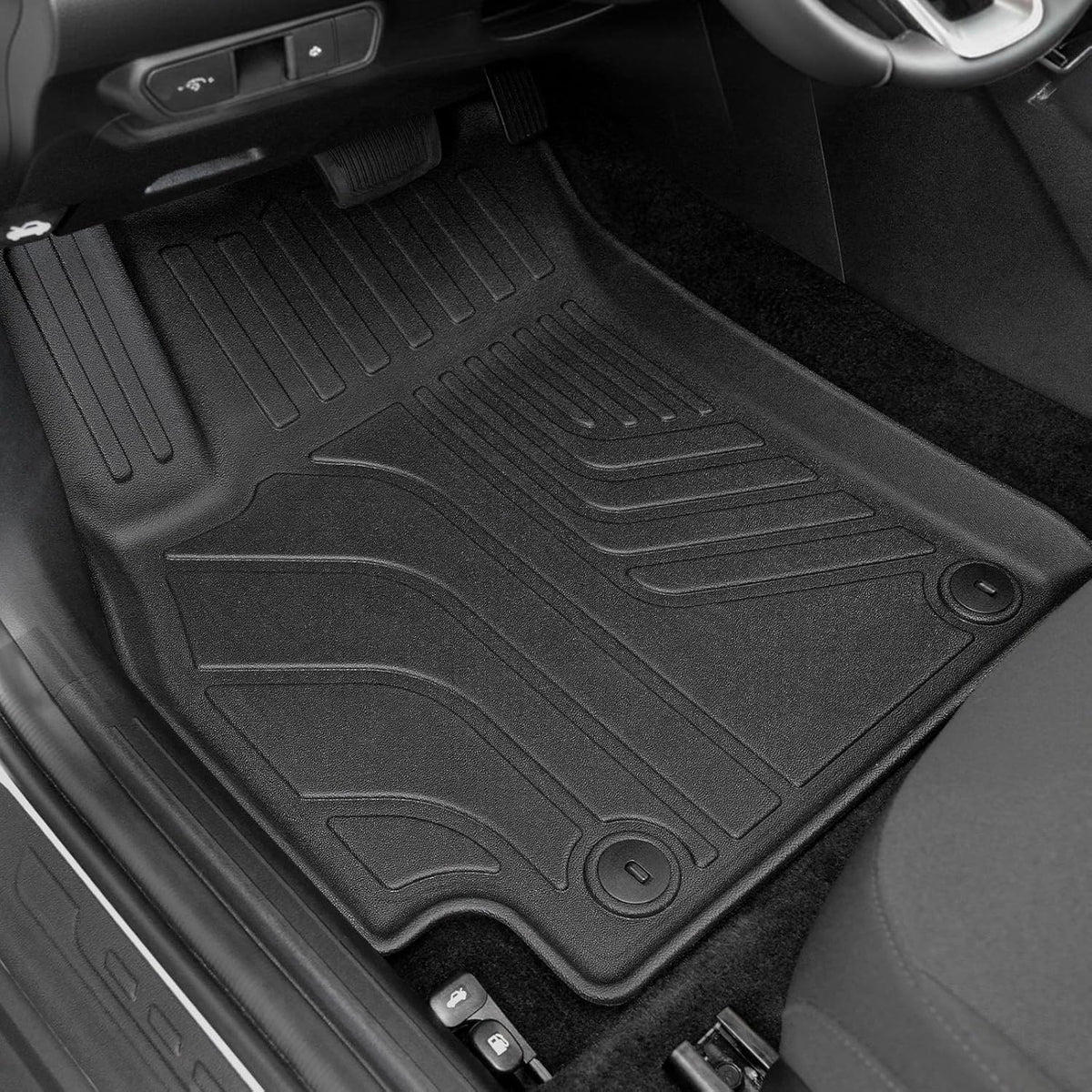 Floor Mats for Kia K5 2021-2026/Hyundai Sonata Gas 2020-2026, All Weather Floor Mats Trunk Cargo Liner Accessories, Full Coverage Set (Fit FWD Models)