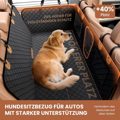 A-Pce 600D Heavy Duty Dog Car Seat Cover for Back Seat, 2026 Upgraded | Hard Bottom Back Seat Extender for Pets- Holds 600lbs, Waterproof Scratch Proof Nonslip Dog Hammock for Cars Trucks and SUVs