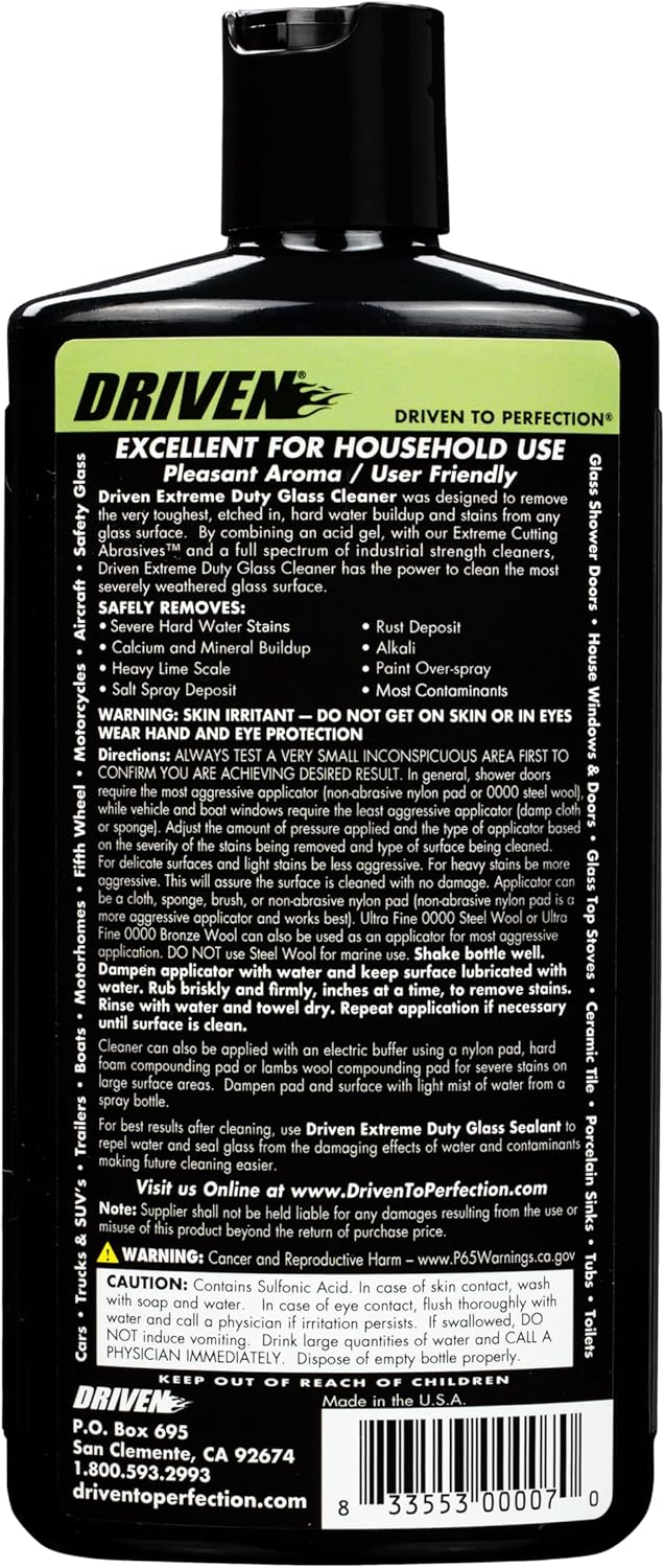 DRIVEN Extreme Duty Glass Cleaner (Glass Cleaner - 16 FL OZ)