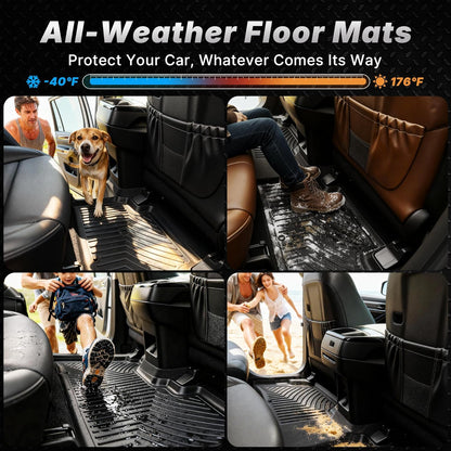 OEDRO Cargo Trunk Liner Fit for 2010-2017 Chevrolet Equinox L/LS/LT/LTZ/Premier& 10-17 GMC Terrain SL/SLE/SLT/Denali, All Weather Custom Fit Anti-Slip Cargo Mat, Black