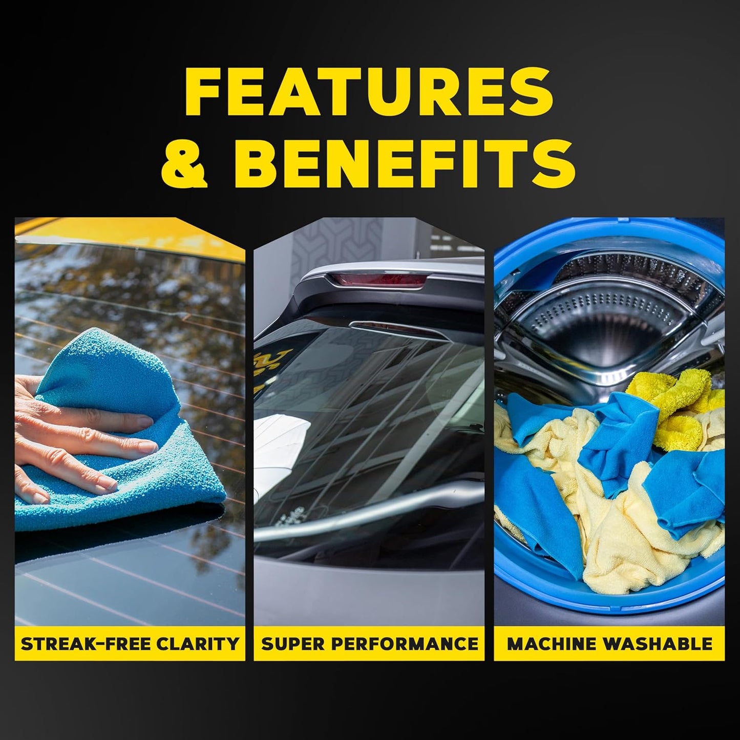 Meguiar's Perfect Clarity Glass Cleaner, Keep Windows, Windshields, and Mirrors Gleaming using a Premium Anti-Hazing Formula that Leaves a Superior Streak Free Finish, 24 Oz