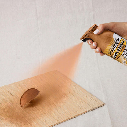 Rust-Oleum 302151 Universal All Surface Clear Topcoat Spray, 11 oz, Dead Flat Clear - Colors A