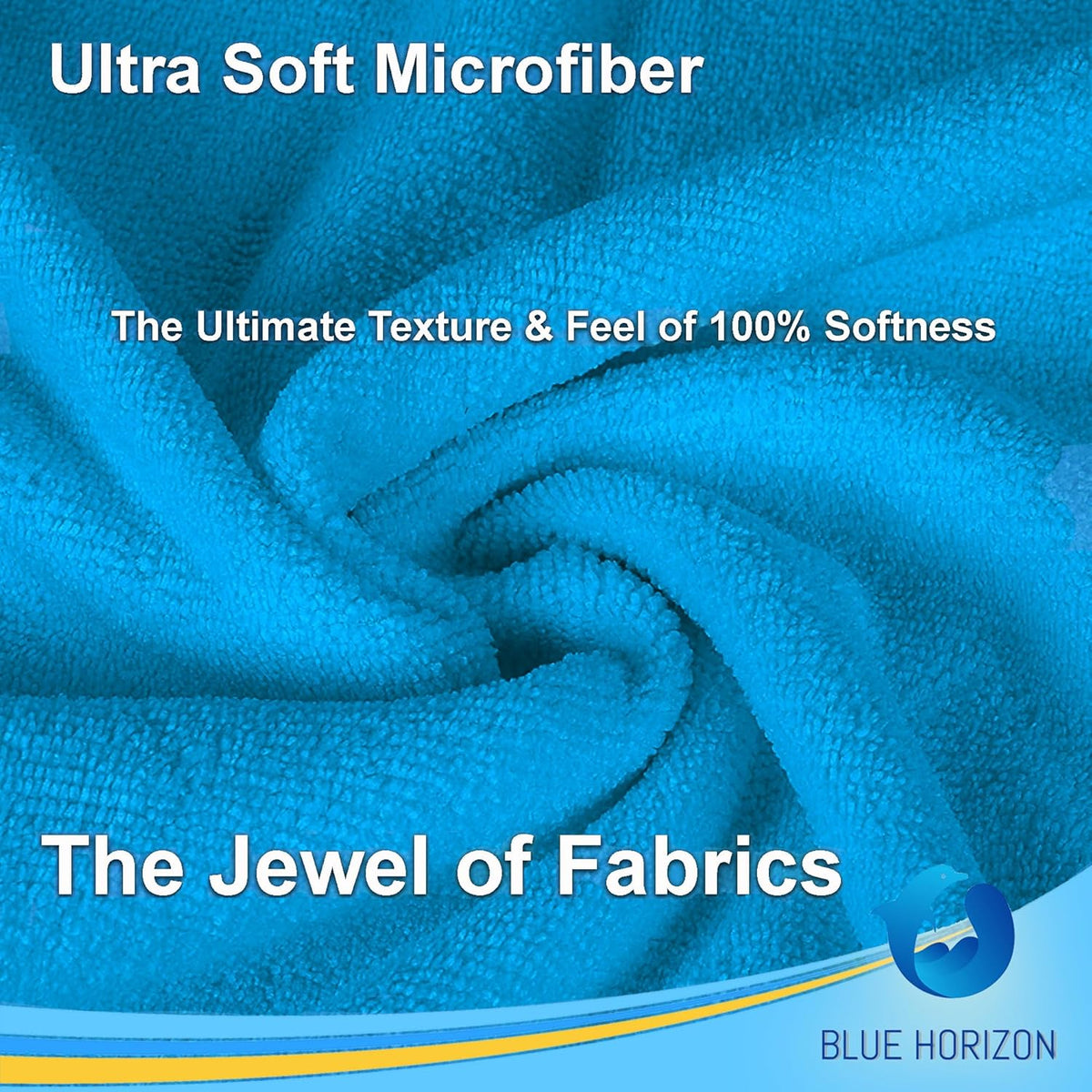 Orange Large Microfiber Cleaning Towels, 36-Pack Dual-Sided Ultra Soft Plush Washcloth, Professional Grade Premium Microfiber Detailing Cloths, Car, Household and Commercial (Orange, 16" x 16")