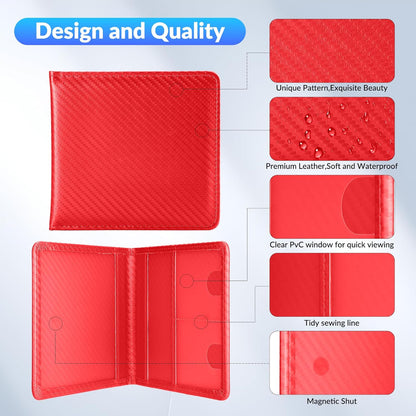 Car Registration and Insurance Card Holder，Vehicle Glove Box Car Organizer，Accessories Case for Storing Driving Licences, Cards, Documents