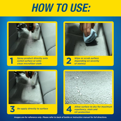 Rain-X 620232SRP All-Interior Cleaner Protectant & Repellent for Car Interiors, Cleans + Repels Liquid Spills & Dust without Residue, Cherry Scent 16 Fl Oz.