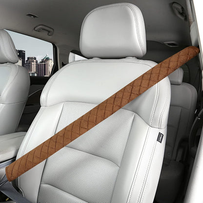 HighnessHwoo Extra Long Seatbelt Covers for Adults Kids Women & Men, Soft Car Seat Belt Strap Cushion for Sedan, SUV, Trucks, Shoulder Neck Chest Protector Pads, Auto Accessories, 1pc, Gray, 25.5in