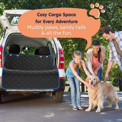 Petloox Dog Car Seat Cover for Back Seat, Waterproof Hammock for Car, SUV & Truck, Non-Slip Backseat Cover for Dogs, Heavy-Duty Dog Hammock Style Seat Protector Pets, Easy to Install & Clean