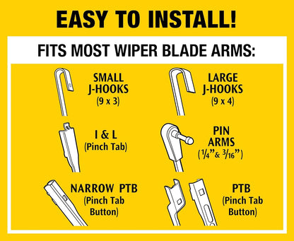 Rain-X 810363 Repellency Water Repellent Wiper Blades, 22" Windshield Wipers (Pack of 2), All Weather Streak-Free for Enhanced Visibility w/Water Repellency Formula [Amazon Exclusive] - Colors A