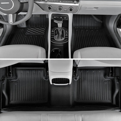 Floor Mats for Hyundai Elantra Gas 2021-2026, All Weather Floor Mats Trunk Cargo Liner and Door Sill Guards Accessories, Full Coverage Set (Not fit Hybrid Models)