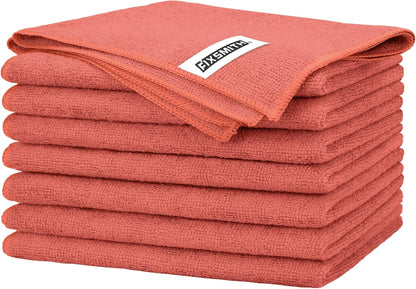 FIXSMITH Microfiber Cleaning Cloth - Pack of 50, Microfiber Towels for Cars 16 x 12 in, Highly Absorbent Cleaning Rags, Lint-Free, Streak-Free Cleaning Cloths for Car Kitchen Home Office