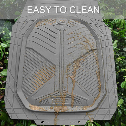 CAR PASS Heavy Duty Rubber Car Mats with Cargo Liner, Deep-Dish Car Floor Mats and Trunk Mat All Weather, Universal Trim-to-Fit for SUVs Trucks Sedans, Waterproof Anti-Slip, Trimmable V12 Black