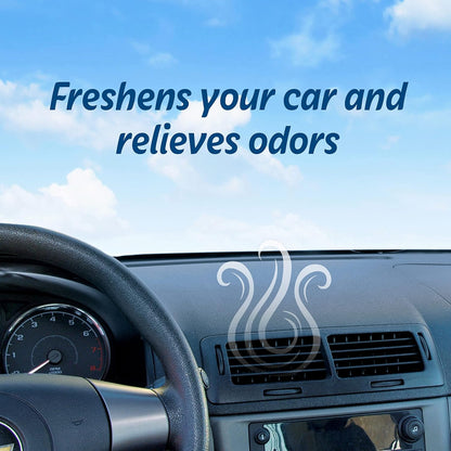 Refresh Your Car Air Freshener Vent Sticks, New Car / Cool Breeze Scent, 6 Pack, Dual Scent Car Vent Sticks