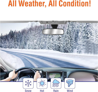 Wiper Blades 26" + 16" Automotive Replacement Windshield Wiper Blades for My Car Premium All-Seasons OE Quality Wipers for Front Windshield(Set of 2)
