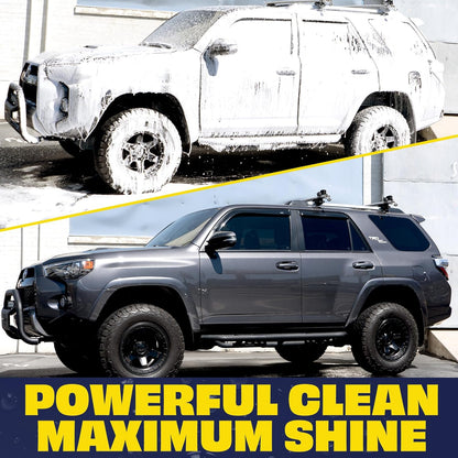 Foam King Car Wash Soap Strip (10ct = 5 Car Washes) - Concentrated Car Cleaning Soap Sheet, No Plastic Bottle - For Foam Cannons Guns, Bucket Wash. Safe for Cars, Trucks, Motorbikes - Citrus Scent