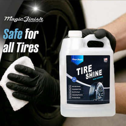 Magic Finish Wheel Cleaner (16 fl oz) – Premium Wheel Cleaner Spray for Brake Dust and Grime with Fast Cling Formula – Car Cleaning Supplies for Chrome, Alloy, Painted Wheels & Powder-Coated Finishes