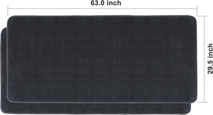 JOYMOOP Microfiber Towels for Cars, 2 Pack 35.4" x 23.6" Car Drying Towel, Dark Gray Reusable Car Towel, Quick Drying Car Microfiber Cleaning Cloth for RVs, SUVs, Trucks