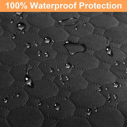 Mancro Dog Car Seat Cover for Back Seat, 2026 Upgraded 600D Heavy Duty Waterproof & Scratch-Resistant Dog Hammock for Car, Back Seat Pet Cover for Dogs with Sedan, Trucks and SUVs, Standard, Black