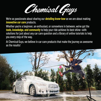 Chemical Guys Bug and Tar Remover Fast Acting Car Wash - Heavy Duty Cleaner for Bugs, Tar, Grime, Tree Sap & Bird Droppings - Safe for Car Paint, Glass, Chrome, Plastic, All Exterior Surfaces - 16 oz