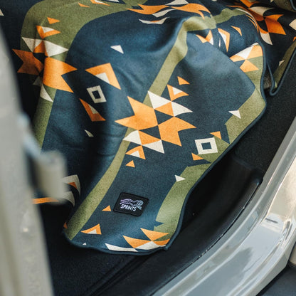 Sprints Athletic Running Towel, Full-Sized, Car Seat Cover - Performance Microfiber (Garden of Races Past)