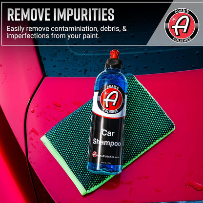 Adam's Clay Mitt Combo - Detail Spray Clay Lubricant for Medium Grade Clay for Car Detailing - Glove Quickly Removes Debris from Your Paint, Glass, Wheels, & More