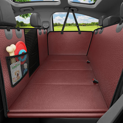 URPOWER Dog Car Seat Cover for Pets 100% Waterproof Seat Cover Hammock 600D Heavy Duty Scratch Proof Nonslip Durable Soft Back Seat Covers for Cars and SUVs