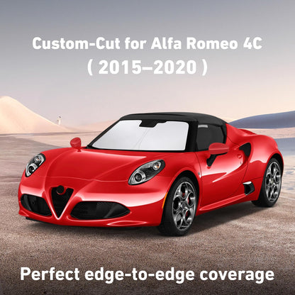 EcoNour Car Windshield Sun Shade | 2025 Upgraded Innovative No-Light-Pass Technology for Maximum Coverage | Foldable Sun Shade Keeps Your Vehicle Cool | Must-Have Car Accessories | Small (59" x 29") - Colors I