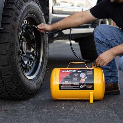 Tooluxe 50002L -35 Piece Tire Repair Universal Heavy Duty Tire Repair Kit with Plugs, Fix A Flat Tire Repair Kit, Ideal for Tires on Cars, Trucks, Motorcycles, ATV Roadside Emergency, Tire Plug Kit