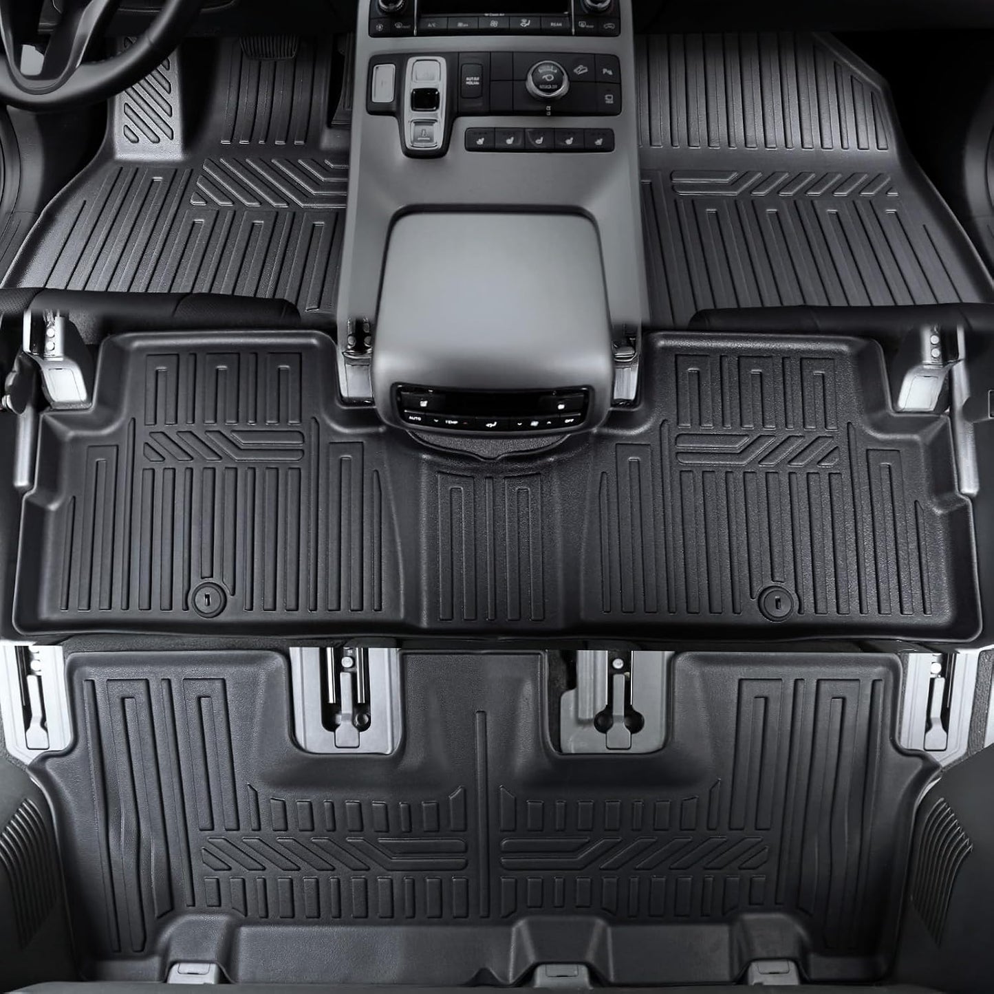 Floor Mats for Hyundai Elantra Gas 2021-2026, All Weather Floor Mats Trunk Cargo Liner and Door Sill Guards Accessories, Full Coverage Set (Not fit Hybrid Models)