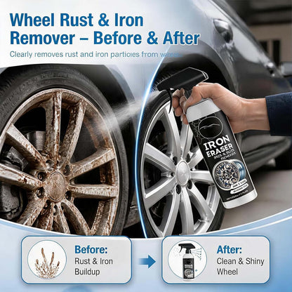 Iron Eraser Rust Remover Spray, Car Rust Remover Cleaner Spray, General rust remover Cleaner spray (120ML-3PCS)