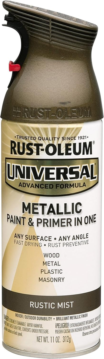 Rust-Oleum 302151 Universal All Surface Clear Topcoat Spray, 11 oz, Dead Flat Clear - Colors A