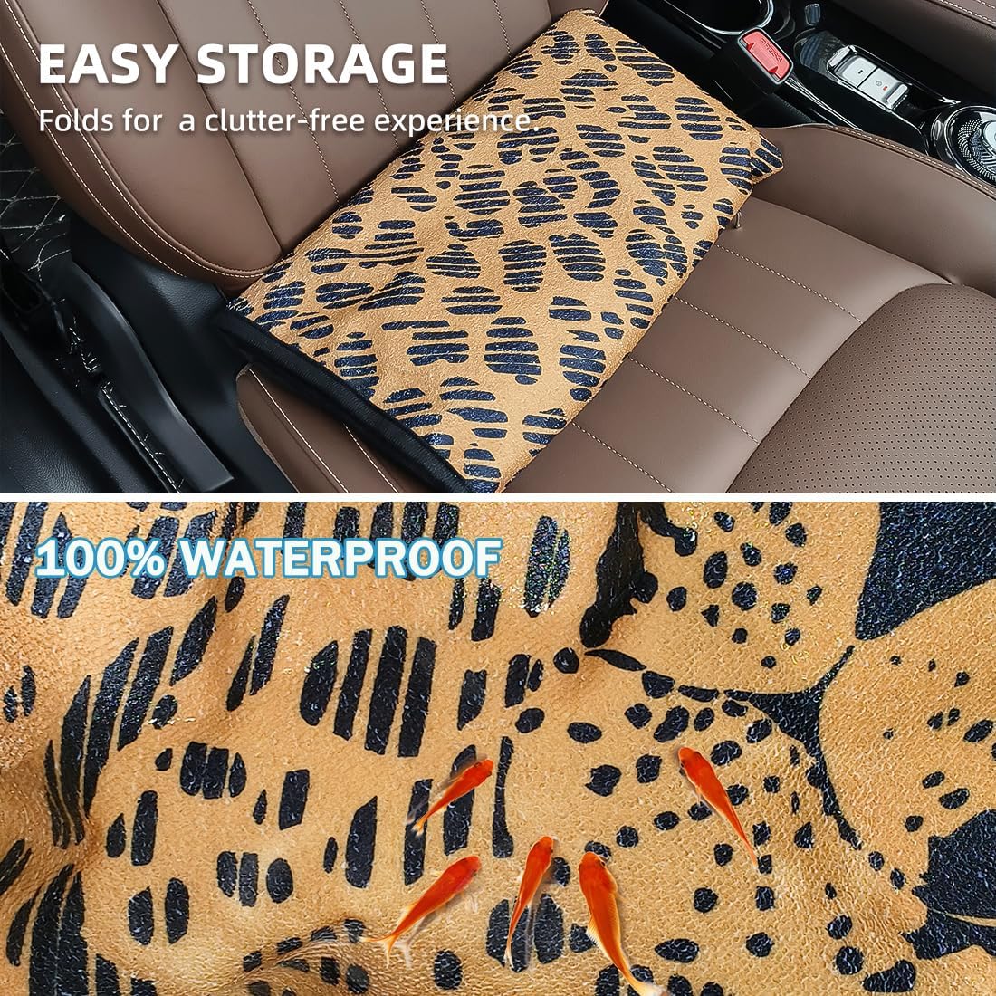 Waterproof Sweating Car Seat Cover for Post Gym Workout, Running, Swimming, Beach and Hiking, Universal Fit Non-Slip Towel Bucket Seat Protector for Cars SUV Trucks, Machine Washable (Grey)