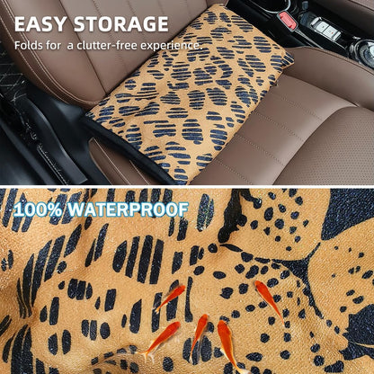 Waterproof Sweating Car Seat Cover for Post Gym Workout, Running, Swimming, Beach and Hiking, Universal Fit Non-Slip Towel Bucket Seat Protector for Cars SUV Trucks, Machine Washable (Grey)
