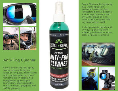 Anti-Fog Spray for Glass, Windows, Glasses, Masks, Mirrors, Goggles