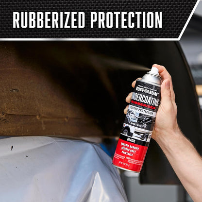 Rust-Oleum 248657 Rubberized Undercoating Spray, 15 oz, Black