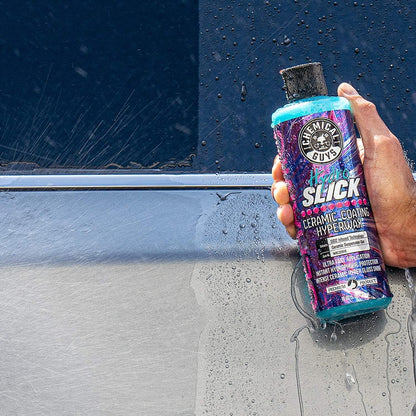 Chemical Guys HOL229 Ultimate Ceramic Coating Kit - HydroSlick HyperWax SiO2 Gel (16 fl oz) for Long-Lasting Shine & Protection, with 2 Premium Microfiber Applicators & 3 Workhorse Towels, (6 Items)