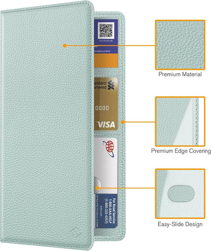 FINPAC Car Registration and Insurance Card Holder, Vehicle Glove Box Card Organizer Wallet Automobile Accessories for License