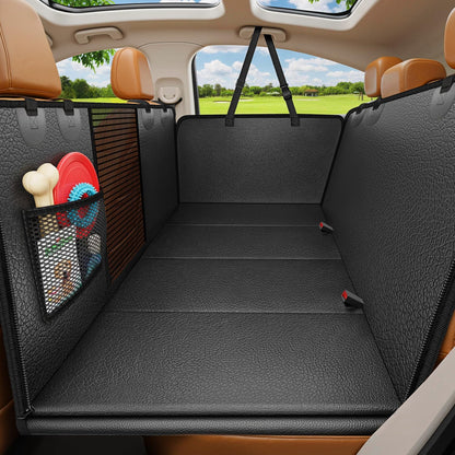 URPOWER Dog Car Seat Cover for Pets 100% Waterproof Seat Cover Hammock 600D Heavy Duty Scratch Proof Nonslip Durable Soft Back Seat Covers for Cars and SUVs