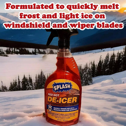 Splash Red Hot De-icer Windshield Trigger Spray 32 Ounces (Pack of 3)