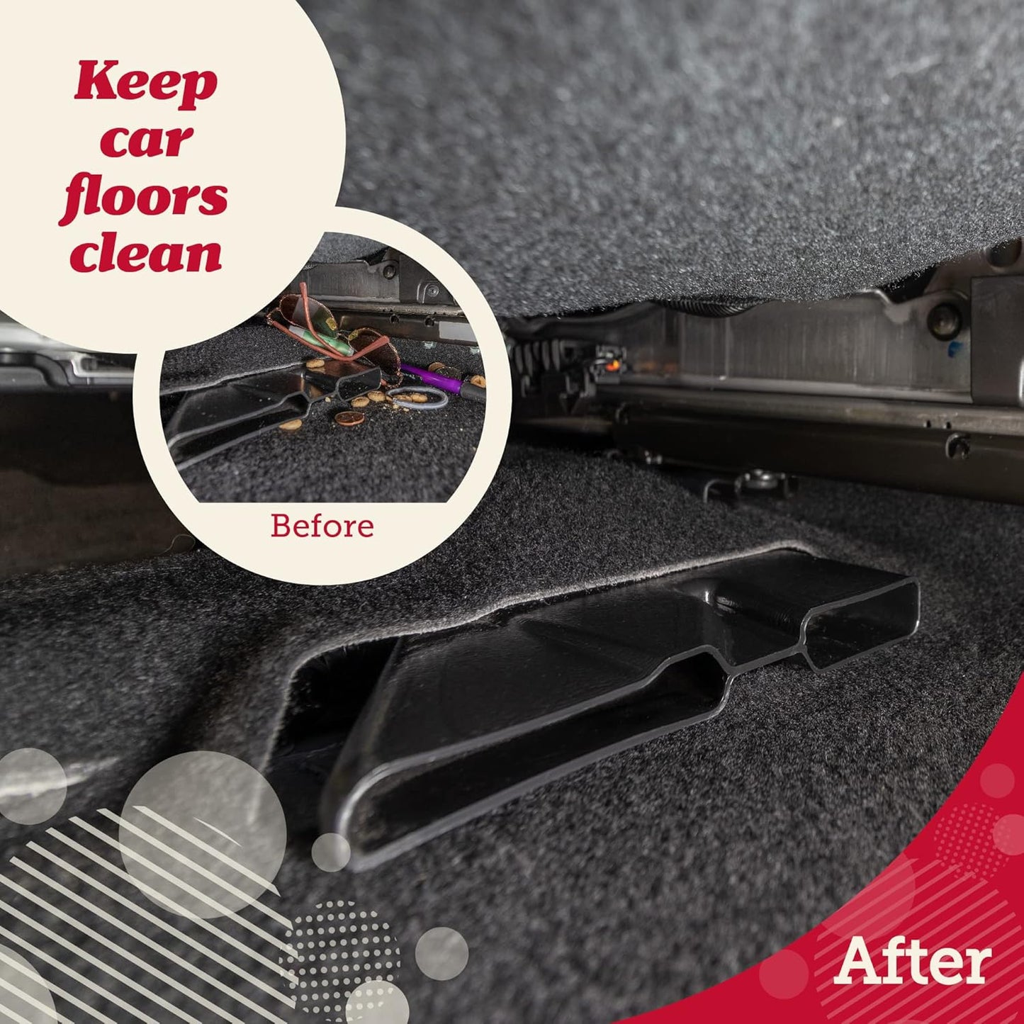 Lusso Gear Car Seat Gap Organizer - Pack of 2 - Prevents Items Falling & Seat Gap Filler - Universal Fit 0.5"-2" Slots & Automotive Use - Easy Clean Design for Auto Accessories - Gray Faux Leather
