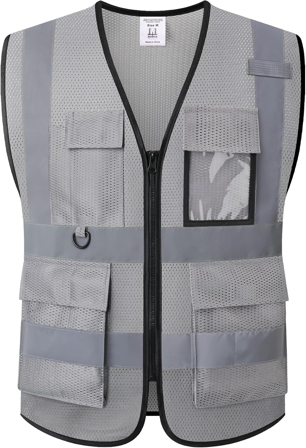 Safety Vest for Men Women Hi Vis Vest with Pockets Mesh High Visibility Vests Meets ANSI/ISEA Standards