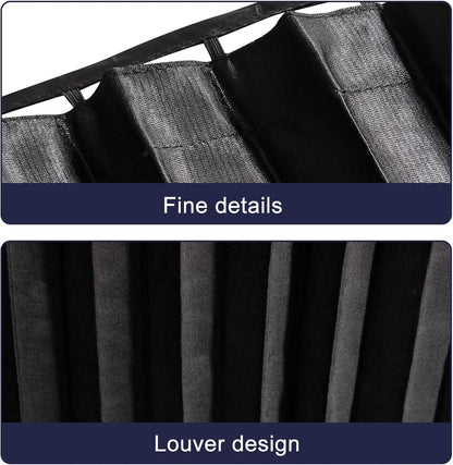 ZATOOTO Suede Car Window Shades 4PCS - Car Window Covers for Ultimate Privacy, UV Protection, and Heat Insulation, Side Window Sun Shade Perfect for Camping, Travel, Baby Safety, and Daily Use