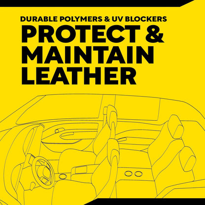 Meguiar's Gold Class Leather Conditioner Spray - Premium Car Leather Conditioner - Protect Your Car's Seats from Cracking, Fading and Drying Out - Keep It Looking and Feeling New, 16 Oz