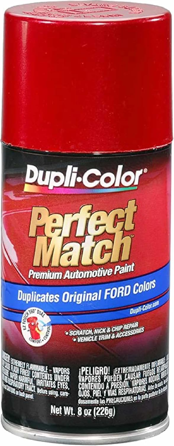 Dupli-Color EBCL01257 Clear Perfect Match Automotive Top Coat - 8 oz. Aerosol - Colors E