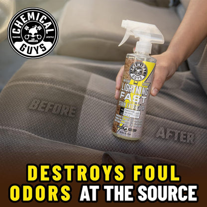 Chemical Guys Lightning Fast Carpet and Upholstery Stain Extractor - Chemical Guys Carpet Cleaner, Great for Fabric, Upholstery, Cars, Home, Office, Furniture, and More, Fresh Scent - 16 oz
