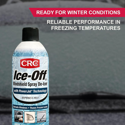 CRC Ice-Off Windshield Spray De-Icer, 12 Wt Oz, Pack of 1