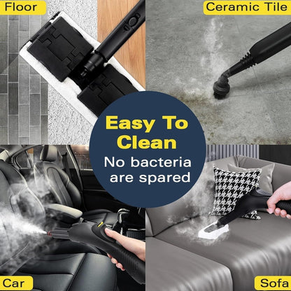 Waitbird Steam Cleaner, Steam Cleaner For Home,Handheld Steam Cleaner With 21 Accessories,248 ° F High Temperature,Suitable For Floors,Sofas,Interior Decoration,Barbecue Grills,Mop Replacement Parts