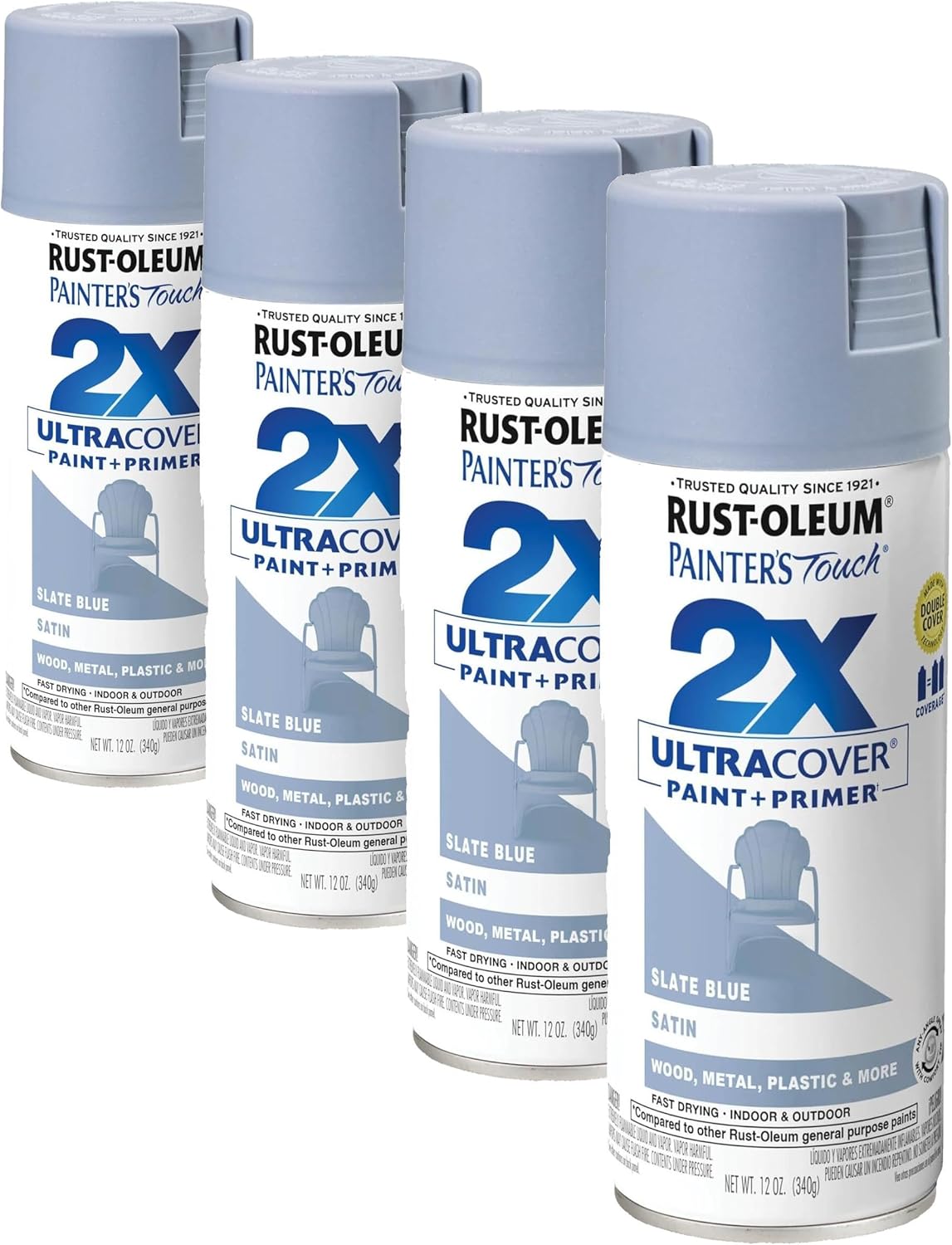 Rust-Oleum 334029 Painter's Touch 2X Ultra Cover Spray Paint, 12 oz, Gloss Clear - Colors D