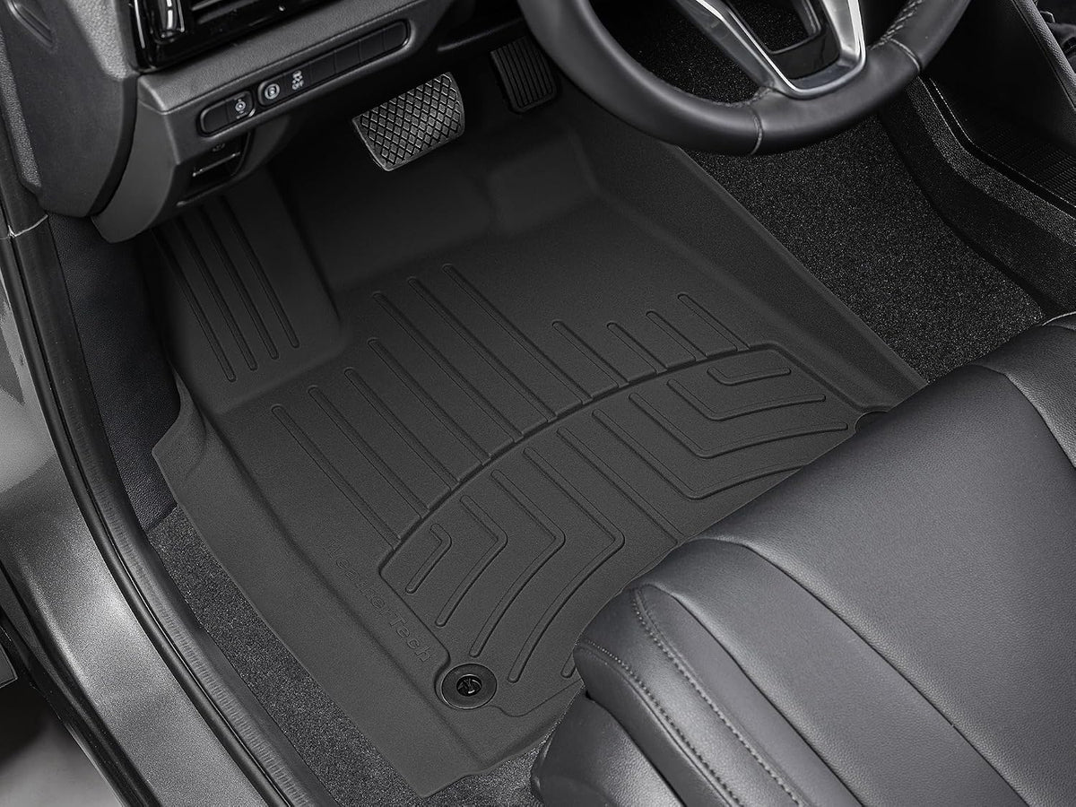 WeatherTech FloorLiner HP Custom Fit Floor Mats for Acura MDX 1st Row (4416691IM), Black